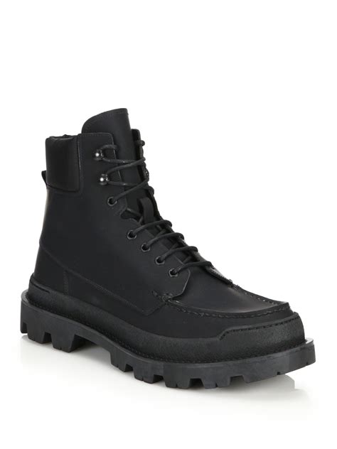 prada lug sole boots.